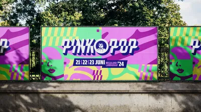 Fence Billboard Mockup