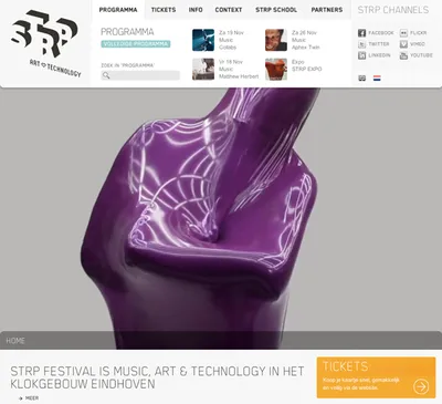 Samenwerking met HEYHEYHEY voor STRP-site